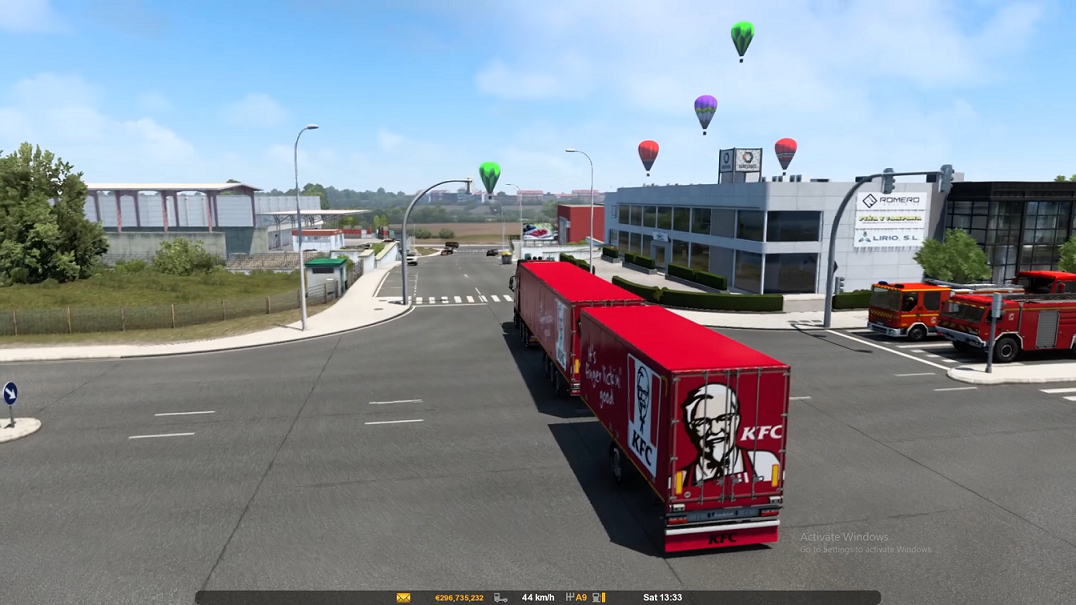 ETS2 - KFC Custom Box Type Trailer Mod (1.40.x)